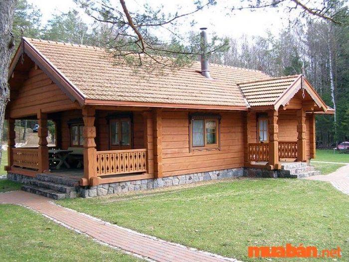 Mẫu nhà gỗ cấp 4 thu hút