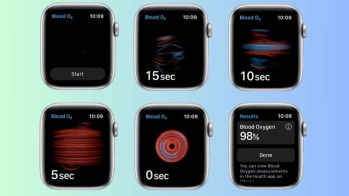 Hướng dẫn đo nồng độ oxy trên Apple Watch