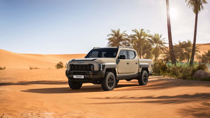 Kia Tasman 2025 không chỉ sở hữu thiết kế ngoại thất bắt mắt mà còn được trang bị nhiều tính năng hiện đại.