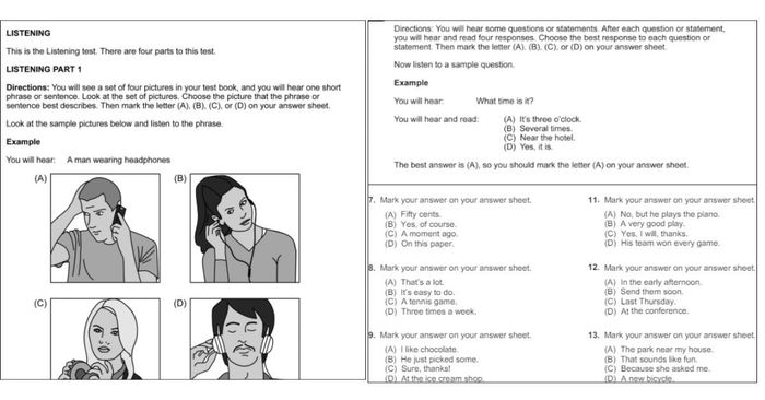 TOEIC Bridge - Nghe