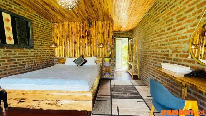 Các phòng tại Cơmlam Eco House luôn sạch sẽ và được trang bị đầy đủ tiện nghi