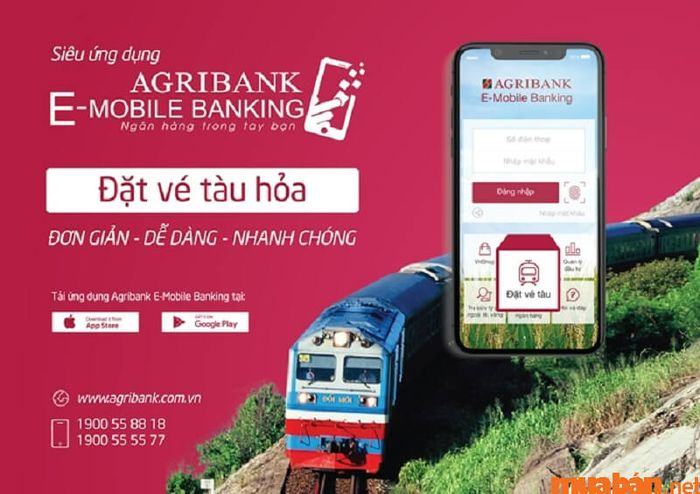 Mua vé trực tuyến qua ứng dụng ngân hàng