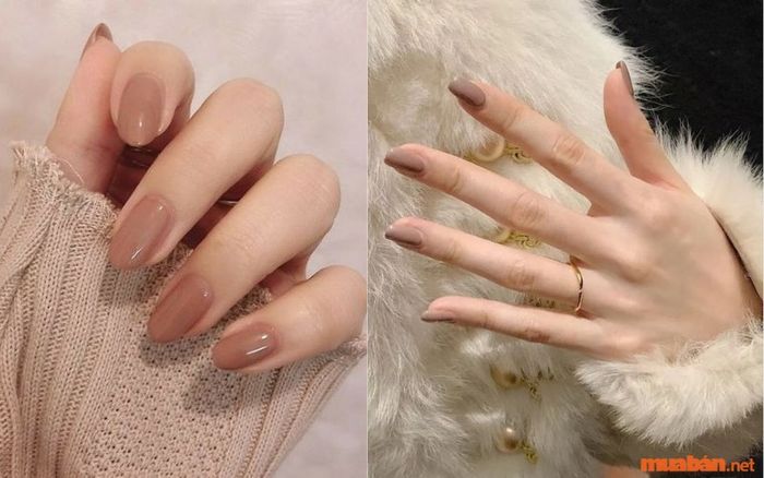 Nail tông màu nude
