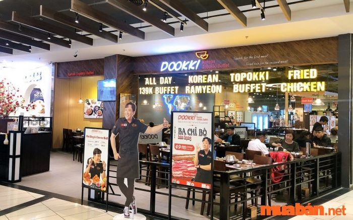 Aeon Tân Phú có gì thú vị - Thưởng thức ẩm thực tại nhà hàng Dookki