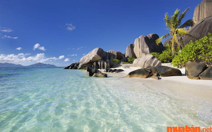 Bờ biển trong vắt của Anse Source d'Argent luôn để lại ấn tượng sâu sắc trong lòng du khách