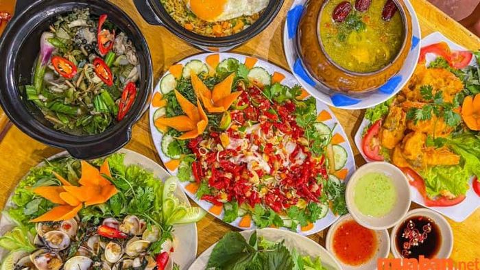 Món ăn tại Anh Em Quán Nha Trang