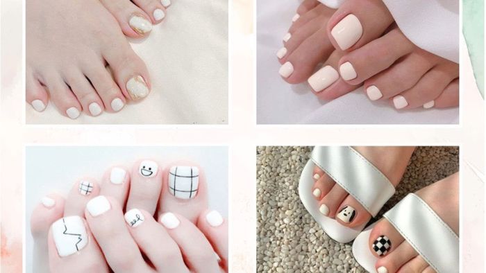 Tổng hợp hơn 100 mẫu nail chân màu trắng thanh lịch, sang trọng 2023