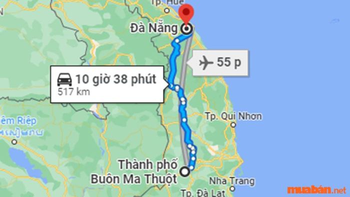 Thông tin tổng quan về tuyến xe khách Đà Nẵng - Đắk Lắk
