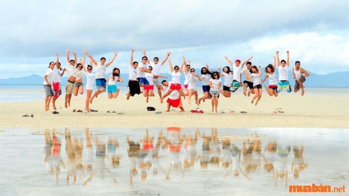 Mũi Ông Đội là một địa điểm tuyệt vời cho các hoạt động team building