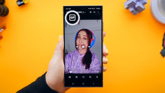 Hướng dẫn tạo GIF từ video trên điện thoại Samsung Galaxy 4