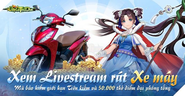 RPG Tiên Hiệp “Gặp Lại Tiêu Dao” đã chính thức ra mắt! Tải game để tham gia quay thưởng xe máy Vision 7.