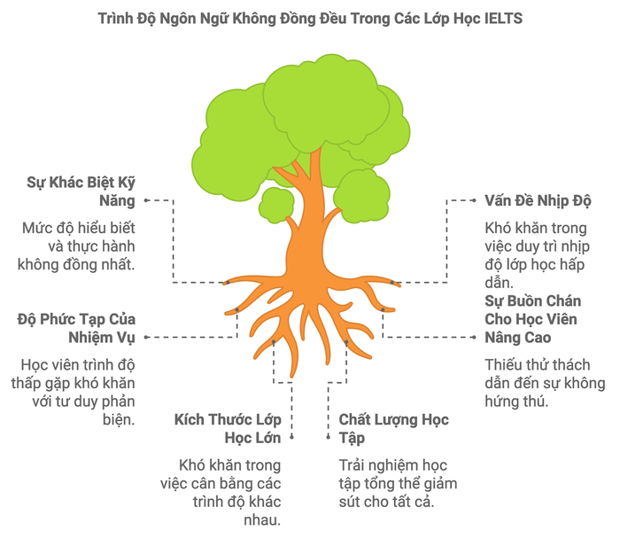 Sự khác biệt về trình độ ngôn ngữ