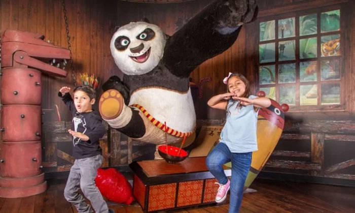 Tượng sáp gấu Panda tại Madame Tussauds Orlando