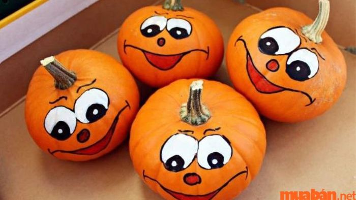 Trang trí bí ngô cho lễ Halloween