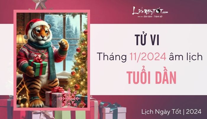 Tu vi thang 11/2024 cho tuoi Dan theo am lich