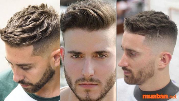 Kiểu undercut kết hợp layer với kiểu quiff uốn xoăn