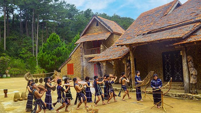 Hình ảnh quyến rũ tại làng Cù Lần Đà Lạt