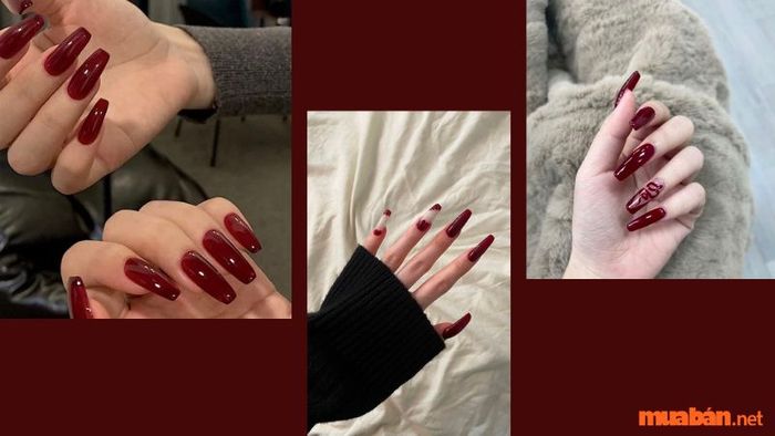 18+ mẫu nail màu đỏ cực kỳ sang trọng và quyến rũ 2023