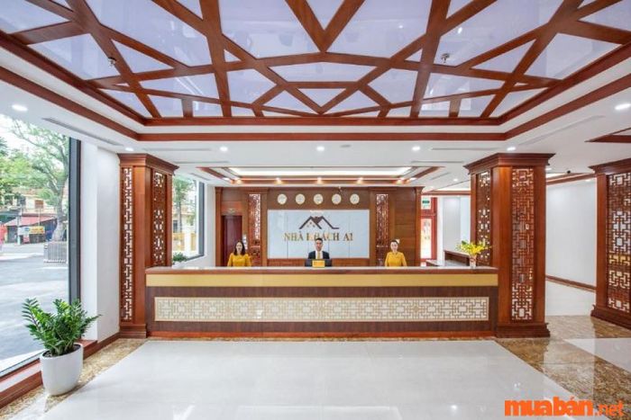 Kinh nghiệm du lịch Lạng Sơn - Sảnh của khách sạn A1