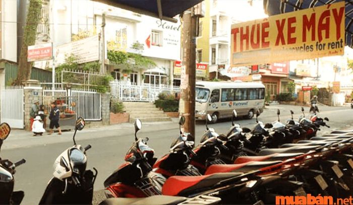 Thủ tục thuê xe máy tại Vũng Tàu bao gồm 4 bước cơ bản.