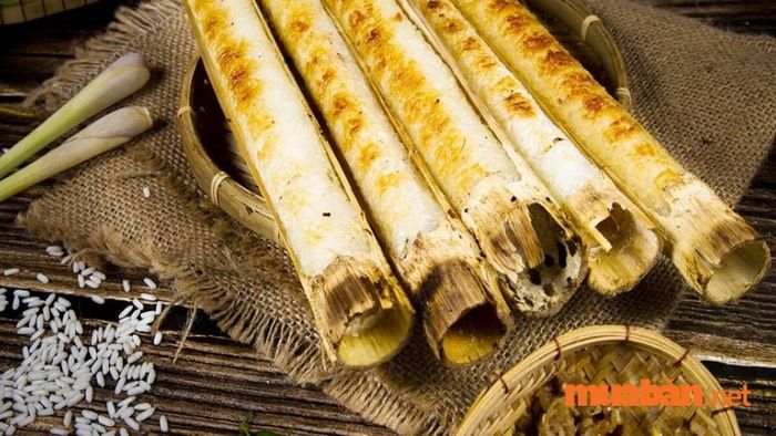 Đặc sản nổi tiếng cơm lam Hòa Bình