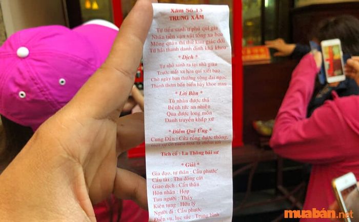 Chùa xin xăm bằng máy tại quận 5