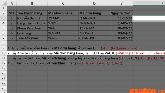 Bạn có thể lựa chọn một ô mới ở bất kỳ vị trí nào bạn thấy thuận tiện