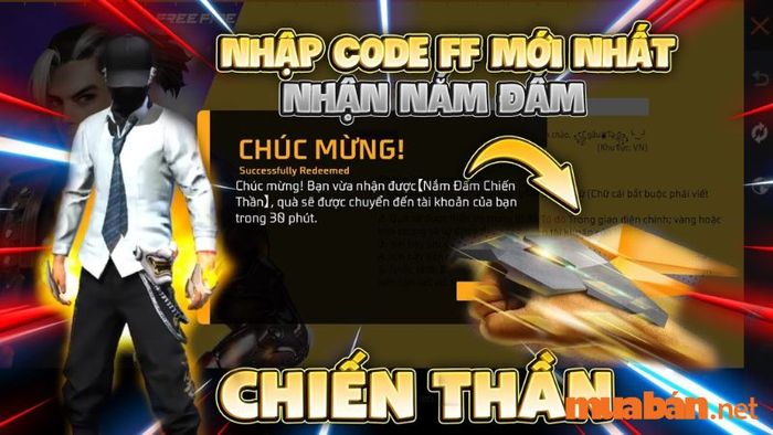 Nhận Code Free Fire từ trang Fanpage