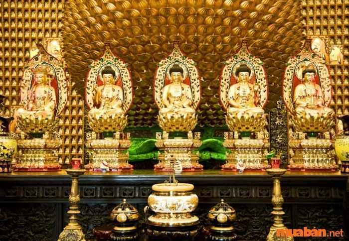 Chùa xin xăm bằng máy tại quận 5