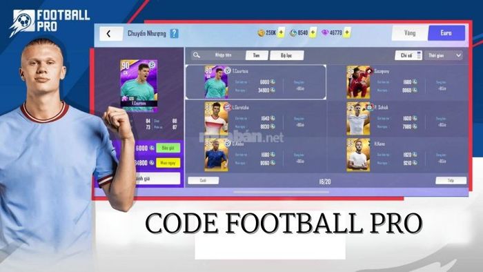 Cập nhật mã code Football Pro VTC mới nhất tháng 4/2024