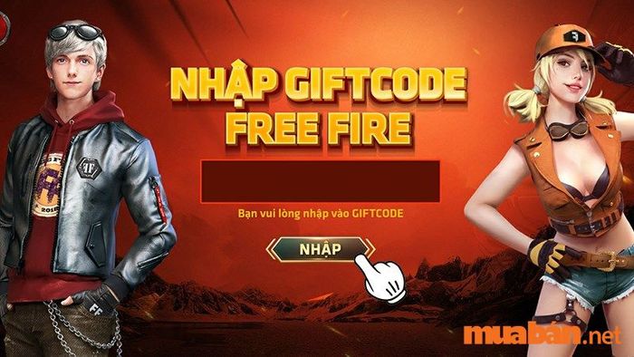 Hãy nhớ nhập chính xác mã code để nhận quà nhé!
