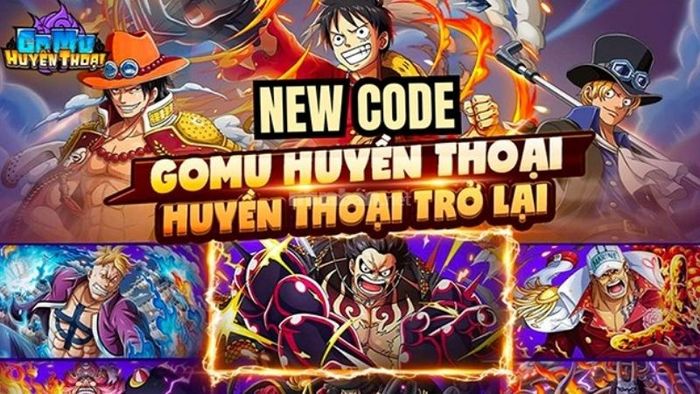 Danh sách mã code Gomu Huyền Thoại mới nhất năm 2024