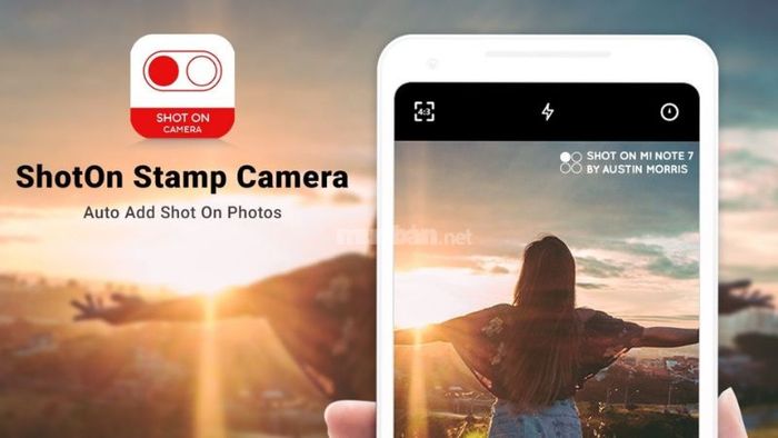 Ứng dụng Shot On Stamp là app chụp ảnh định vị miễn phí
