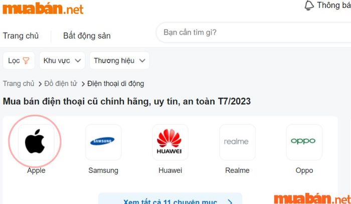 Nhấn vào biểu tượng
