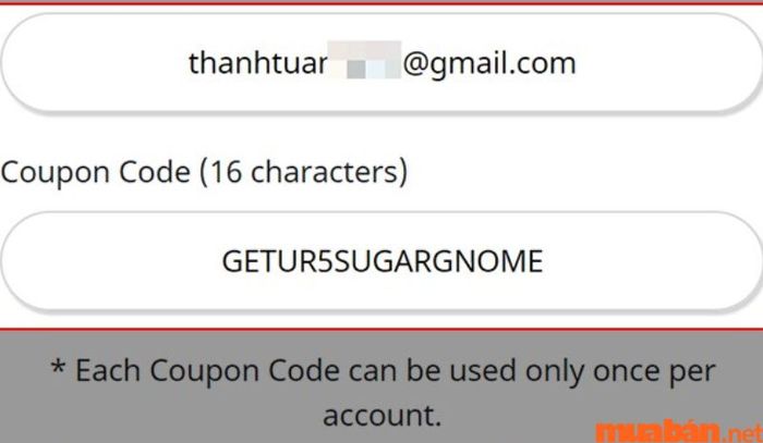 Nhập ID và mã code vào trang web của game để nhận quà