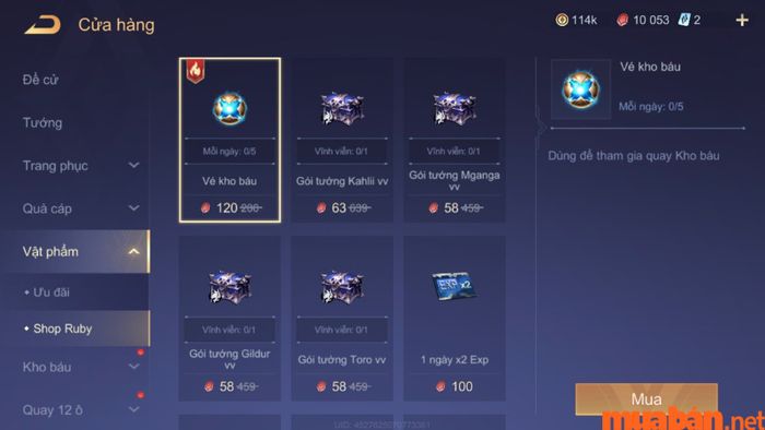 Ruby trong Liên Quân có những công dụng gì?