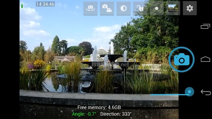 Open Camera hỗ trợ hiển thị vị trí trên cả video