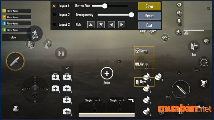 Hãy tự tìm hiểu và điều chỉnh các phím điều khiển để phù hợp với phong cách chơi của bạn
