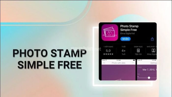 Photo Stamp Simple là ứng dụng chụp ảnh định vị phổ biến dành cho iPhone