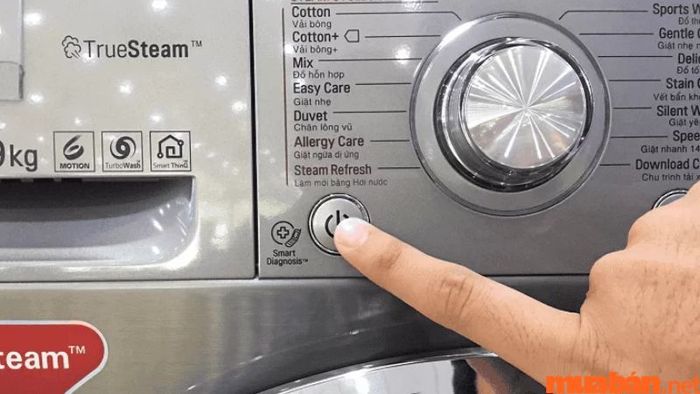 Hướng dẫn khắc phục lỗi DE máy giặt LG – Bước 1