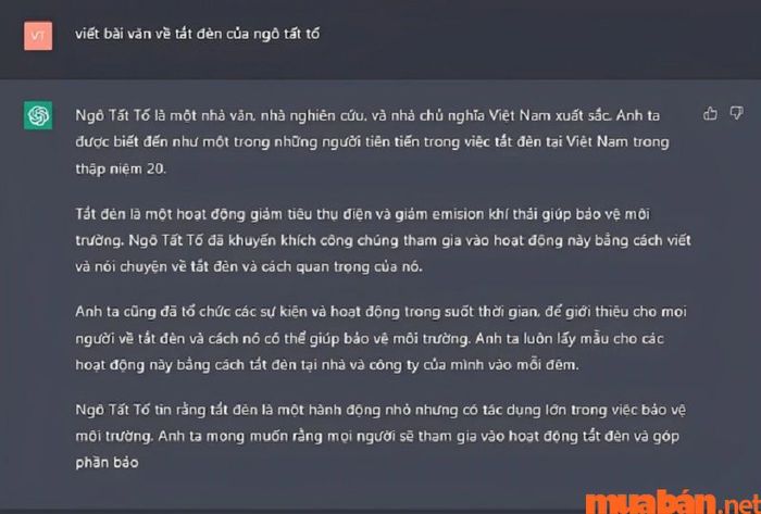 Một ví dụ về sự cố trong xử lý từ ngữ khi sử dụng 