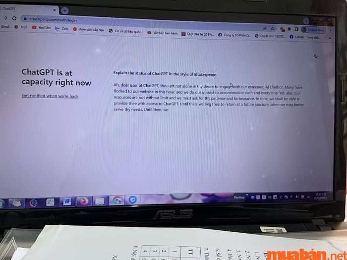 Sự gia tăng số lượng người truy cập đồng thời có thể gây ra lỗi cho .