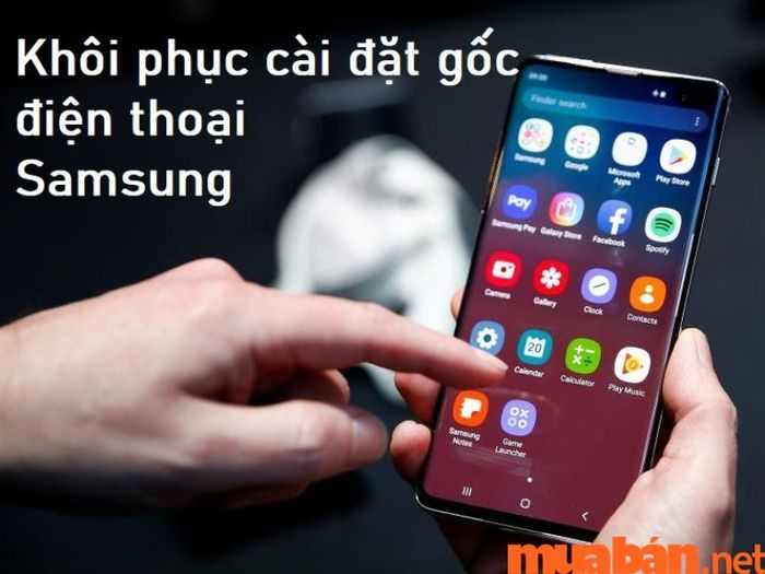 Màn hình điện thoại Samsung bị đen