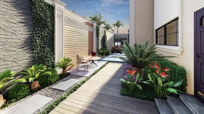 Mẫu biệt thự sân vườn tân cổ điển - Mẫu số 2