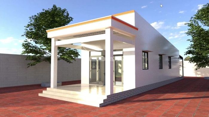 Nhà cấp 4 kiểu đơn giản ở nông thôn