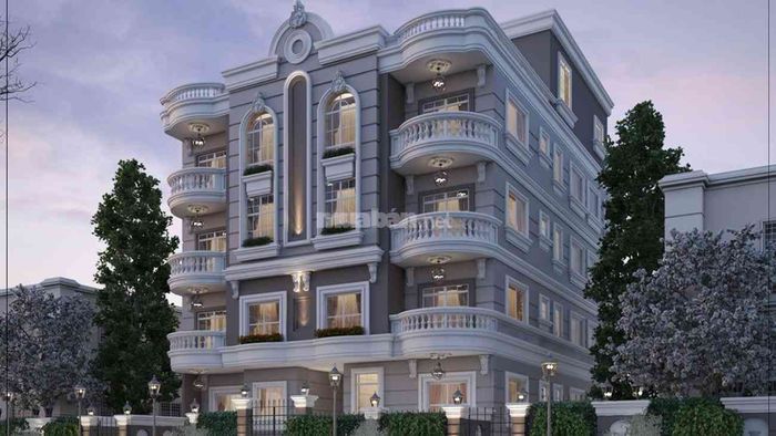 Mẫu biệt thự tân cổ điển bốn tầng đẹp - Mẫu số 1