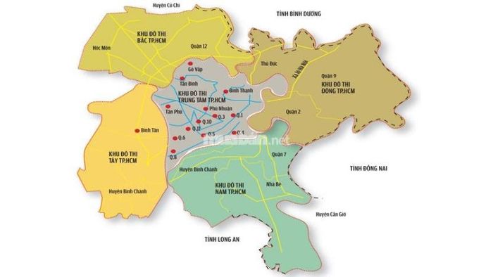 Quận Tân Bình giáp với quận nào?
