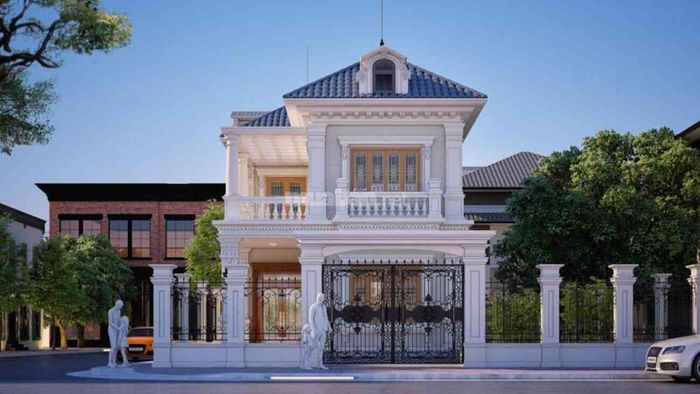 Mẫu biệt thự tân cổ điển 2 tầng hiện đại - Mẫu số 2