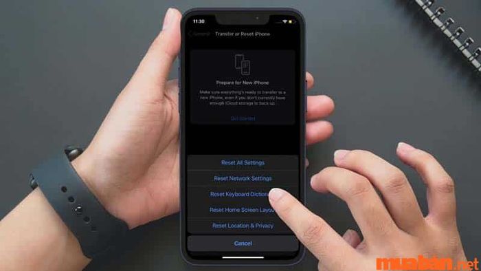 Điện thoại sử dụng hệ điều hành IOS
