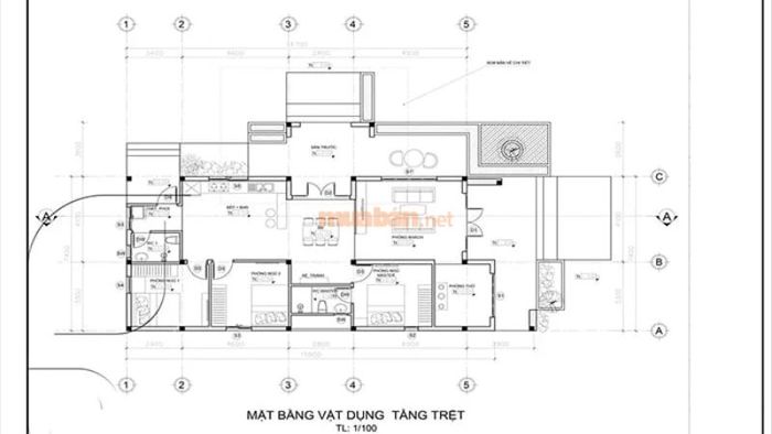 Thiết kế nhà cấp 4 với 3 phòng ngủ trong ngân sách 200 triệu